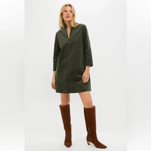 Tuckernuck | Dresses | Tuckernuck Suede Clifton Dress Shift Quiet Luxury  Travel Versatile Green Medium | Poshmark